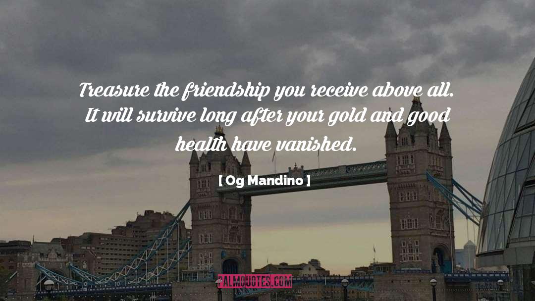 Health Program quotes by Og Mandino