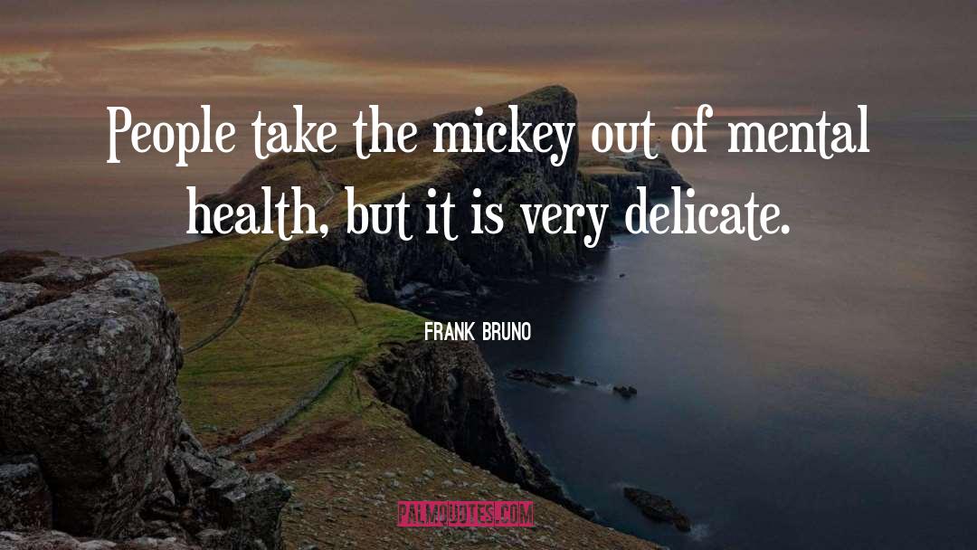 Health Program quotes by Frank Bruno