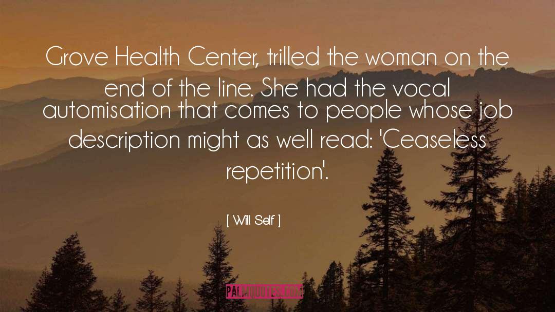 Health quotes by Will Self