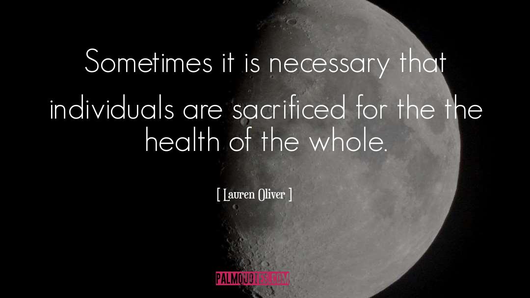 Health quotes by Lauren Oliver