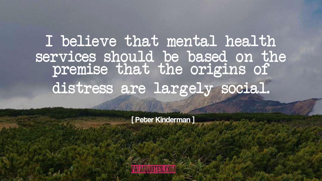 Health Services quotes by Peter Kinderman