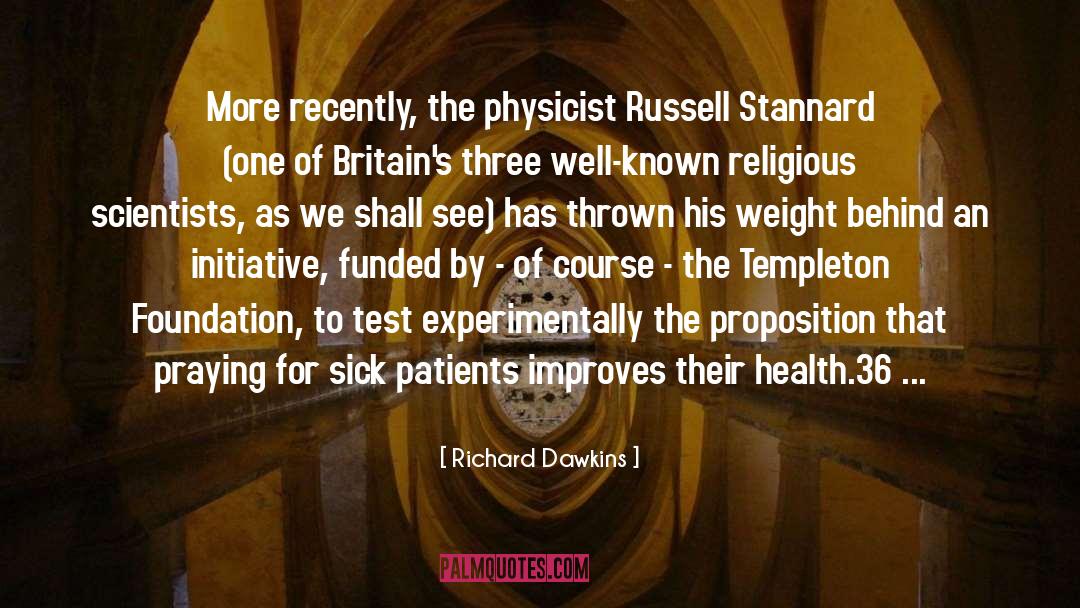 Health Threats quotes by Richard Dawkins