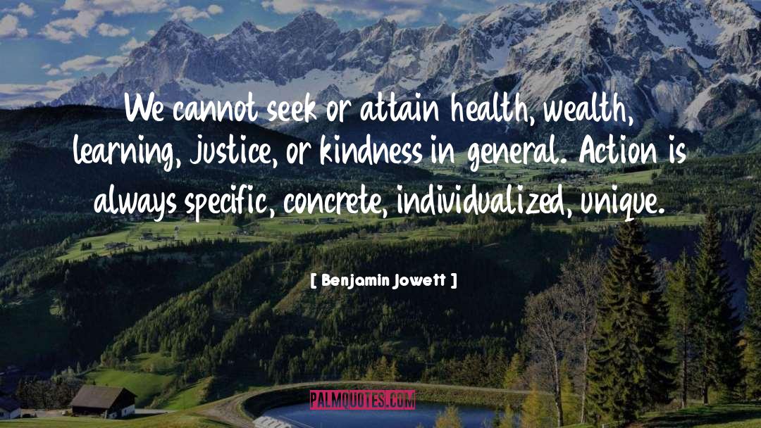 Health Wealth quotes by Benjamin Jowett