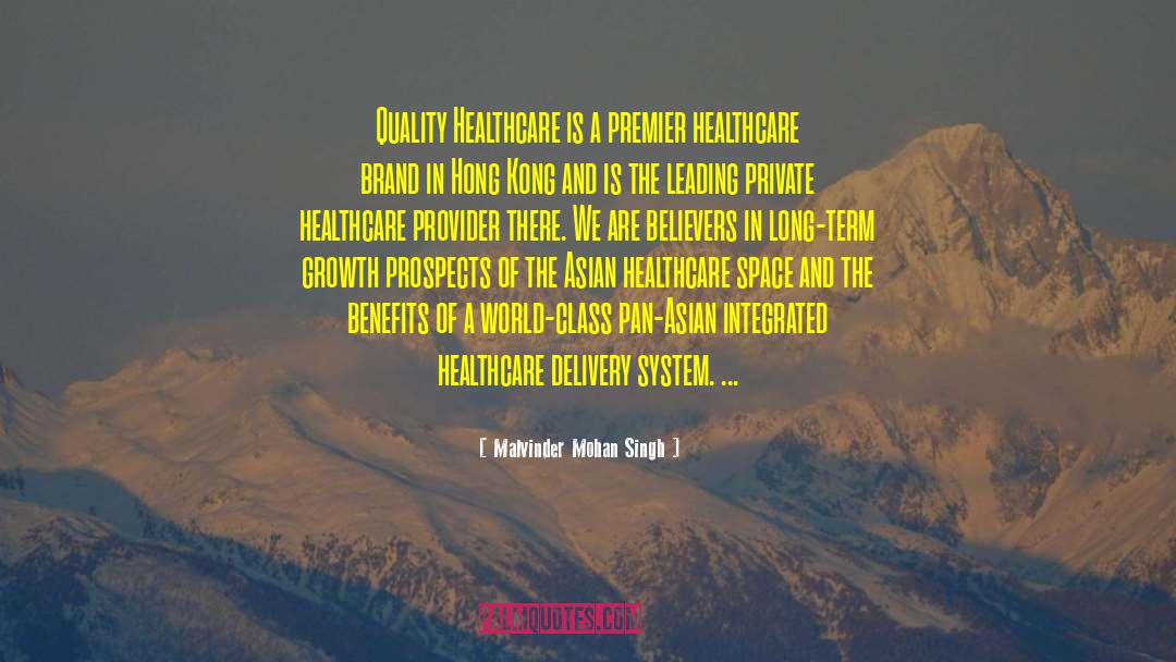 Healthcare Priority quotes by Malvinder Mohan Singh
