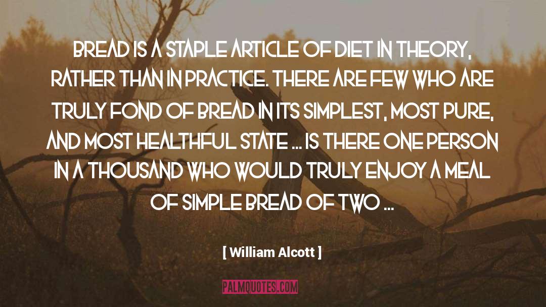 Healthful quotes by William Alcott
