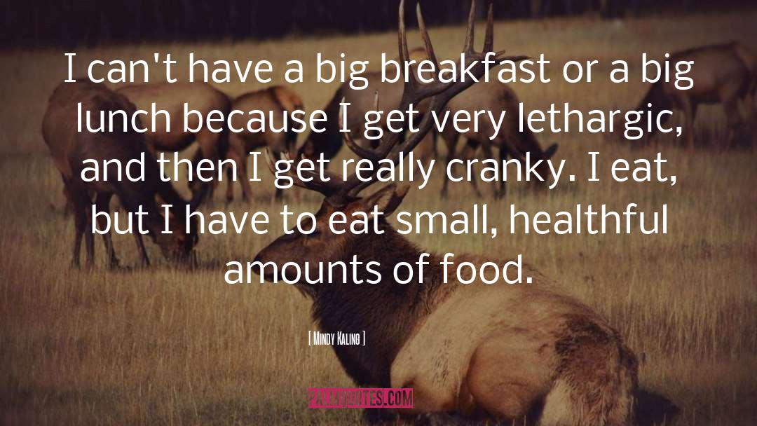 Healthful quotes by Mindy Kaling