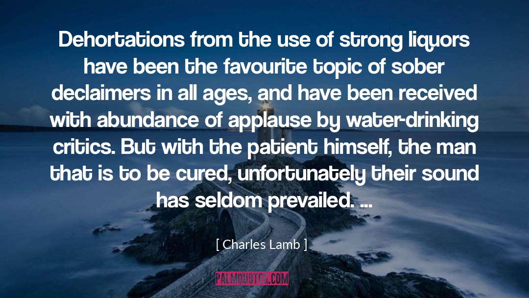 Healthwell Patient quotes by Charles Lamb