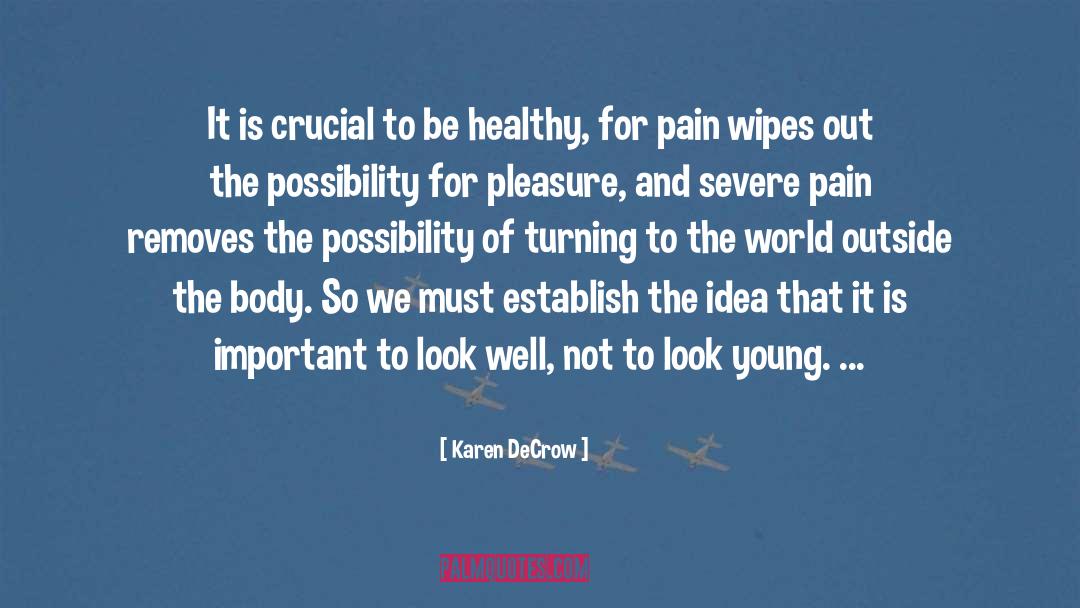 Healthy Body Image quotes by Karen DeCrow