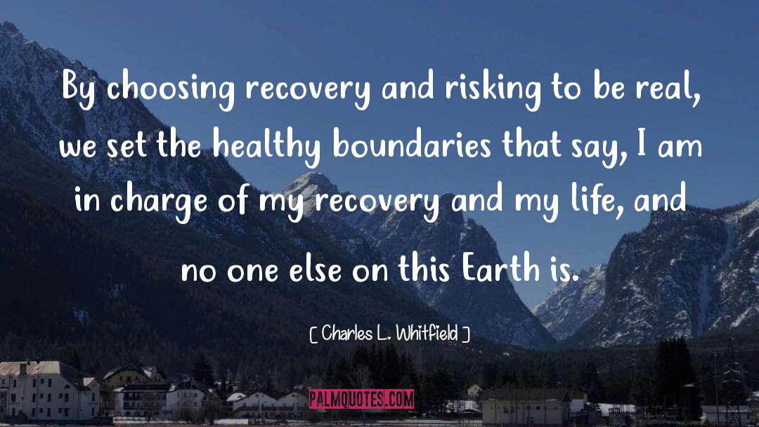 Healthy Boundaries quotes by Charles L. Whitfield