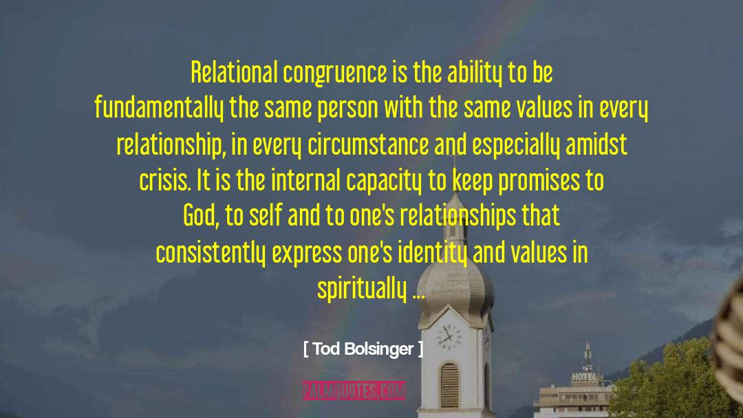 Healthy Boundaries quotes by Tod Bolsinger