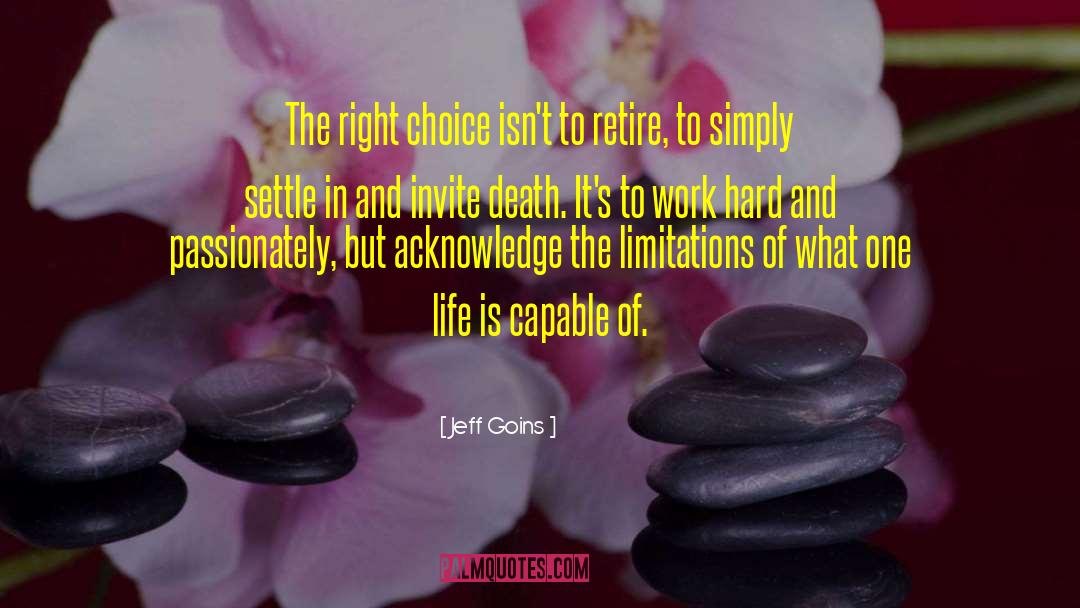 Healthy Choice quotes by Jeff Goins