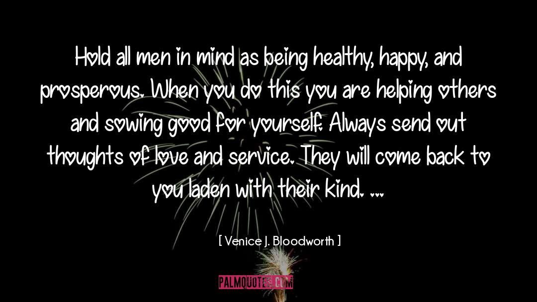 Healthy Coping quotes by Venice J. Bloodworth