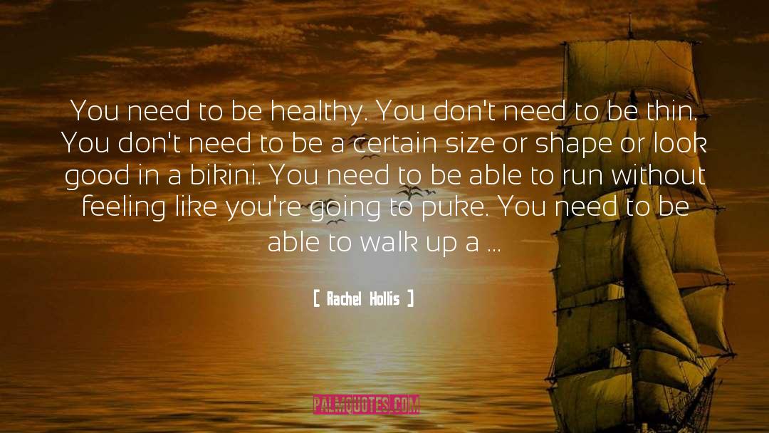 Healthy Diet Healthy Lifestyle quotes by Rachel Hollis