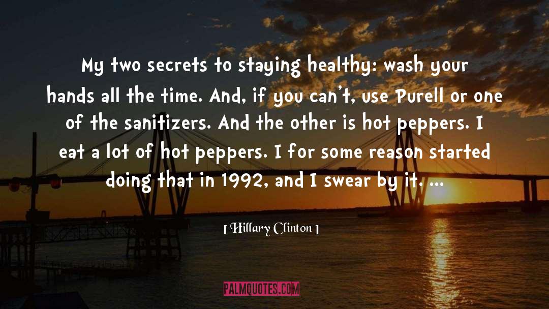 Healthy Diet quotes by Hillary Clinton