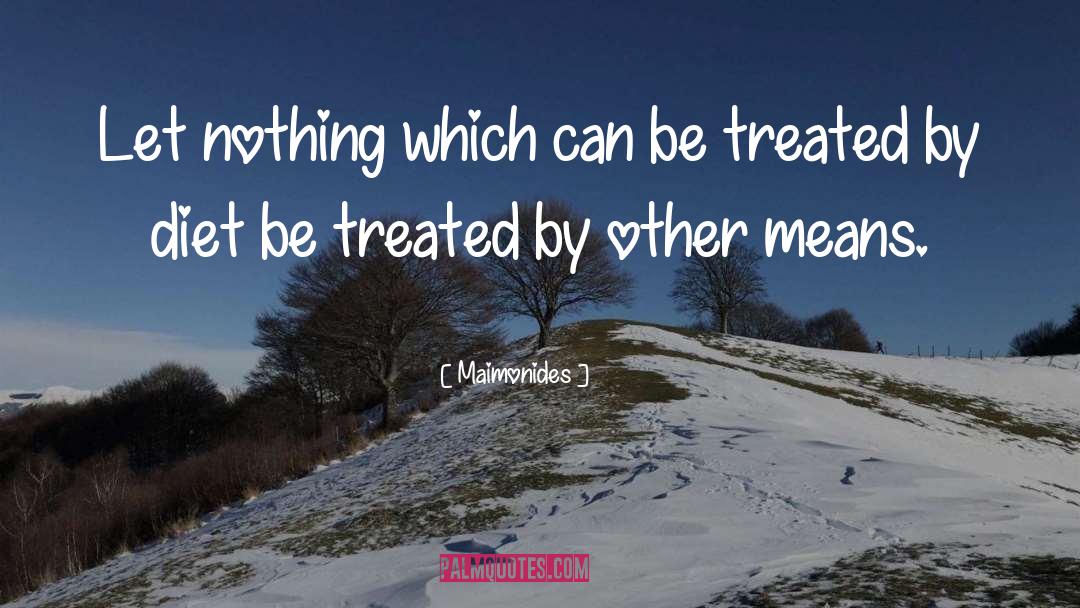Healthy Eating quotes by Maimonides