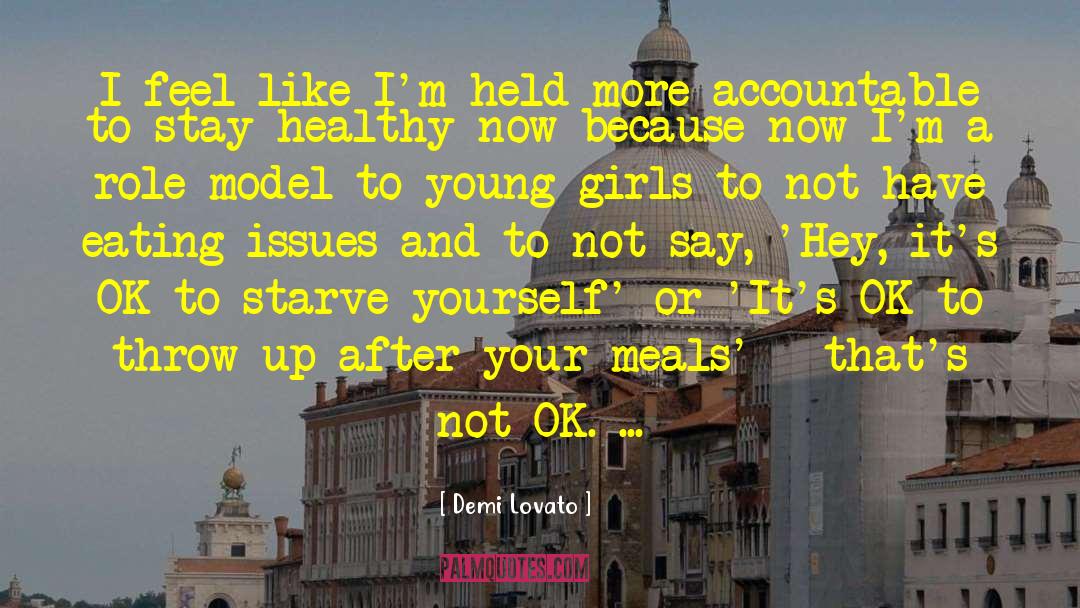 Healthy Eating quotes by Demi Lovato