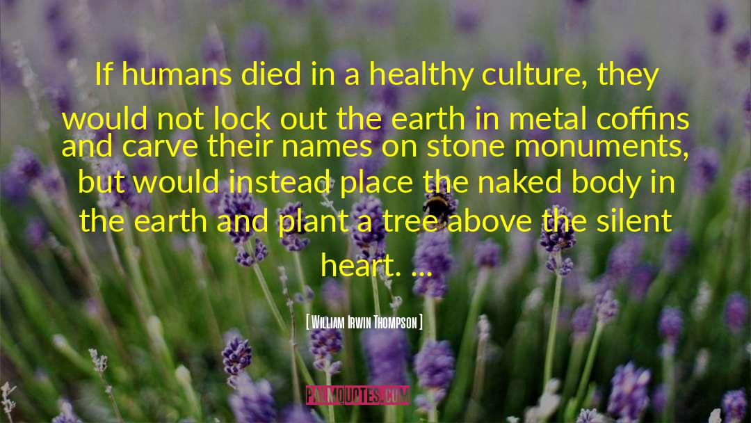 Healthy Environment quotes by William Irwin Thompson