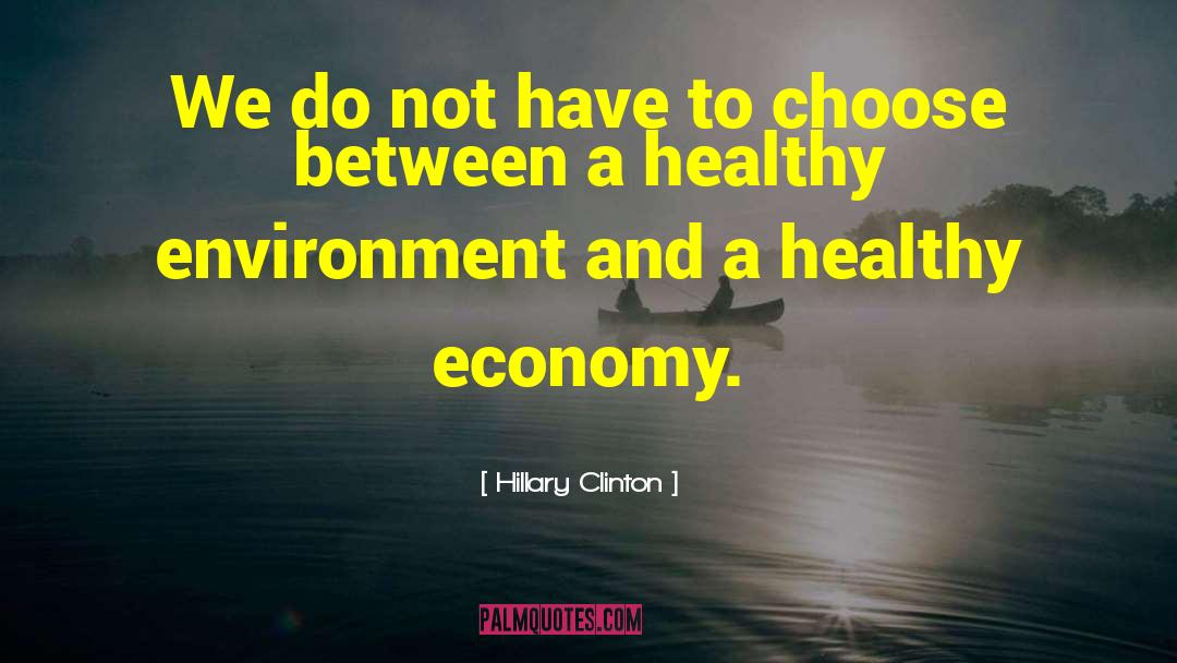 Healthy Environment quotes by Hillary Clinton