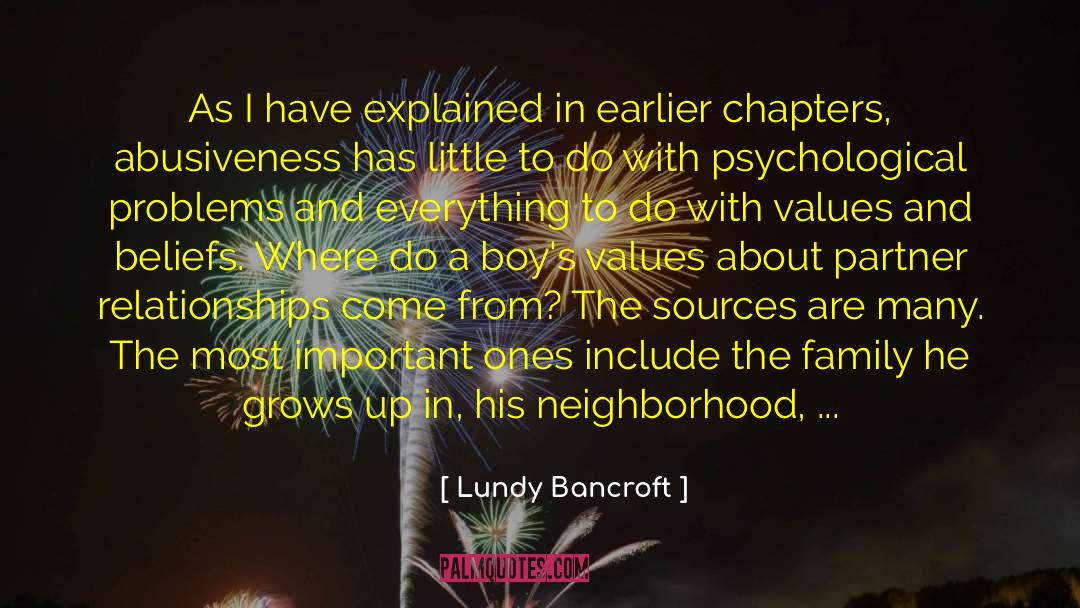 Healthy Family Relationships quotes by Lundy Bancroft