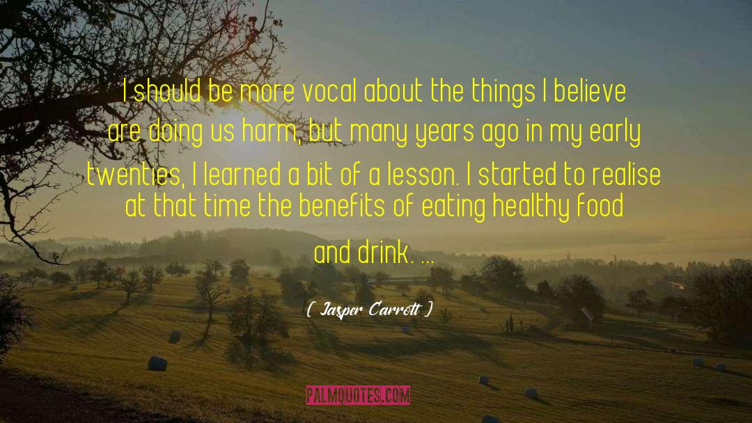Healthy Food quotes by Jasper Carrott