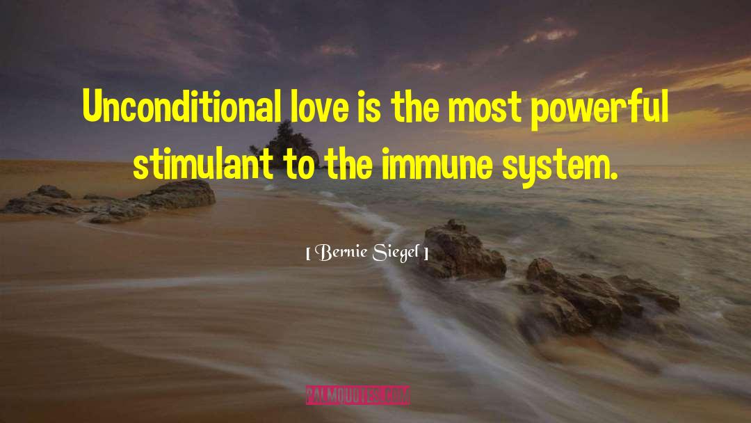 Healthy Immune System quotes by Bernie Siegel