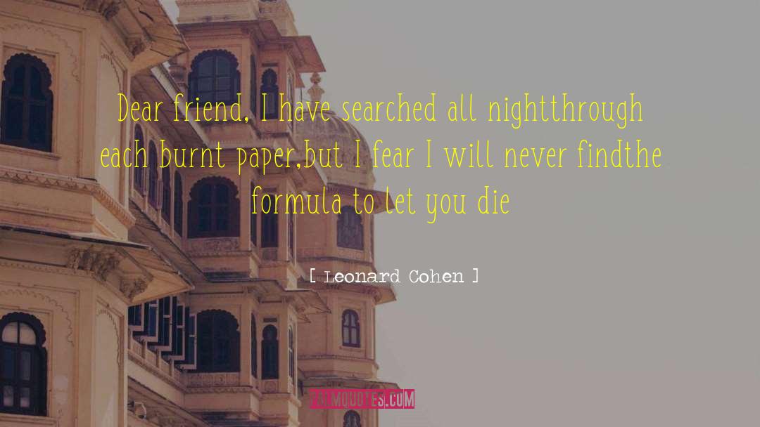 Healthy Life quotes by Leonard Cohen