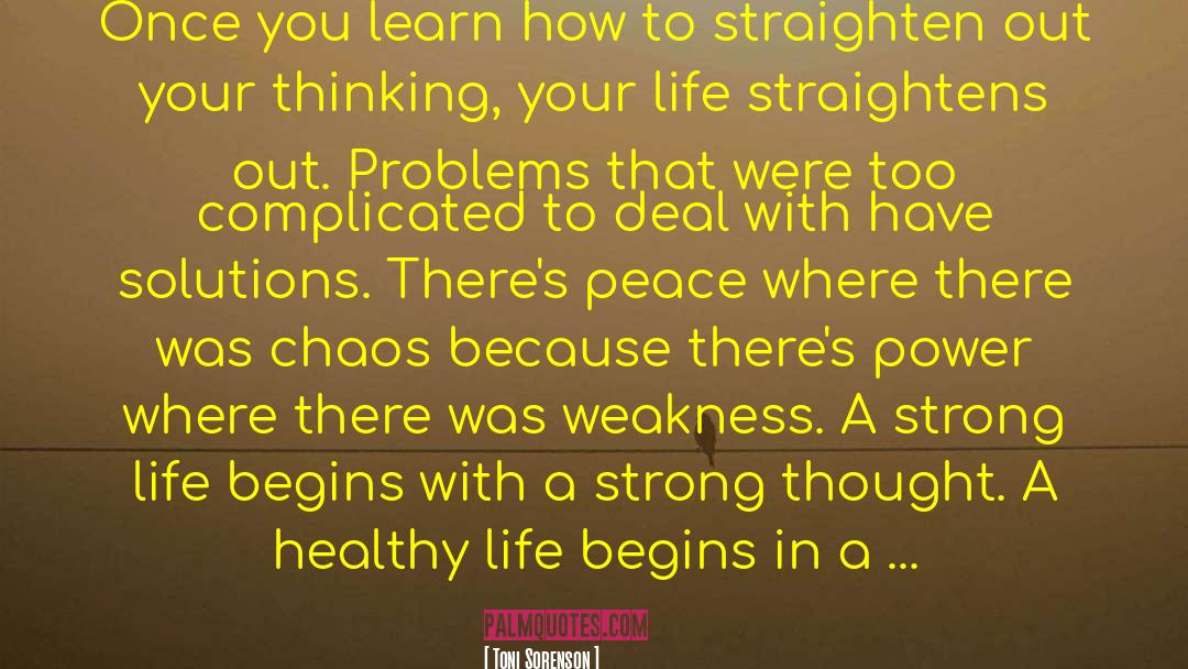 Healthy Life quotes by Toni Sorenson