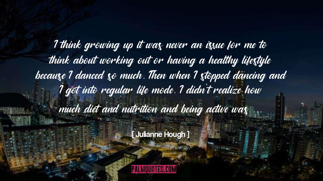 Healthy Lifestyle quotes by Julianne Hough