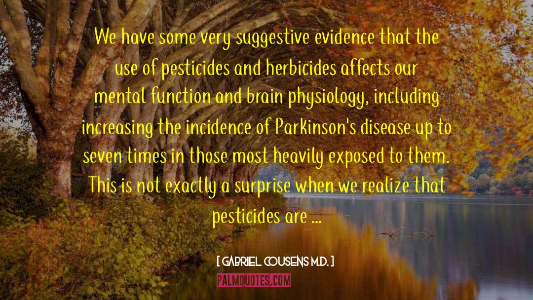Healthy Lifestyle quotes by Gabriel Cousens M.D.