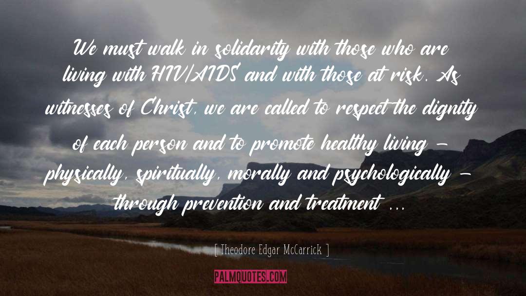 Healthy Living quotes by Theodore Edgar McCarrick