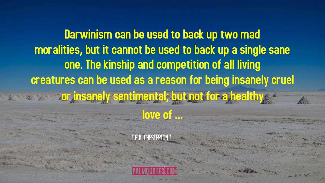 Healthy Love quotes by G.K. Chesterton