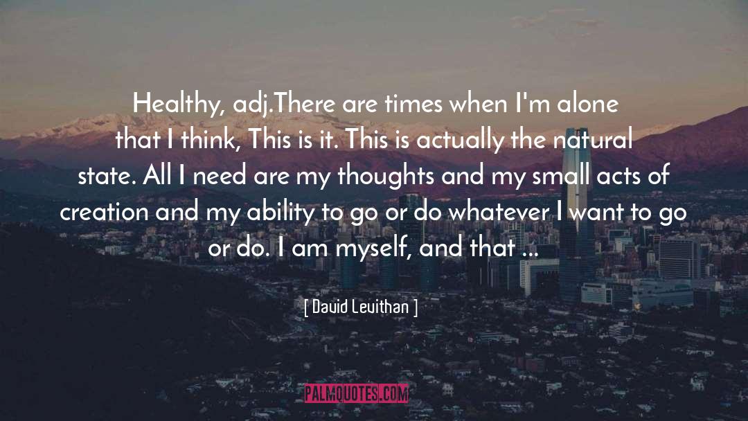 Healthy Minds quotes by David Levithan