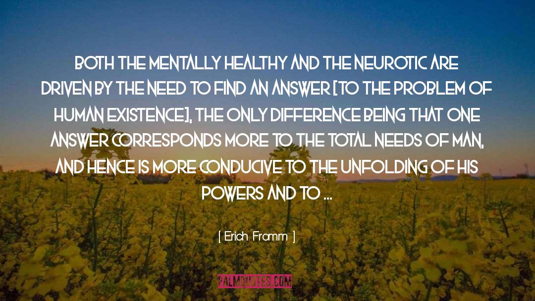 Healthy Minds quotes by Erich Fromm
