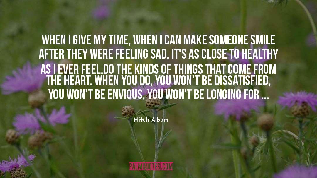 Healthy quotes by Mitch Albom