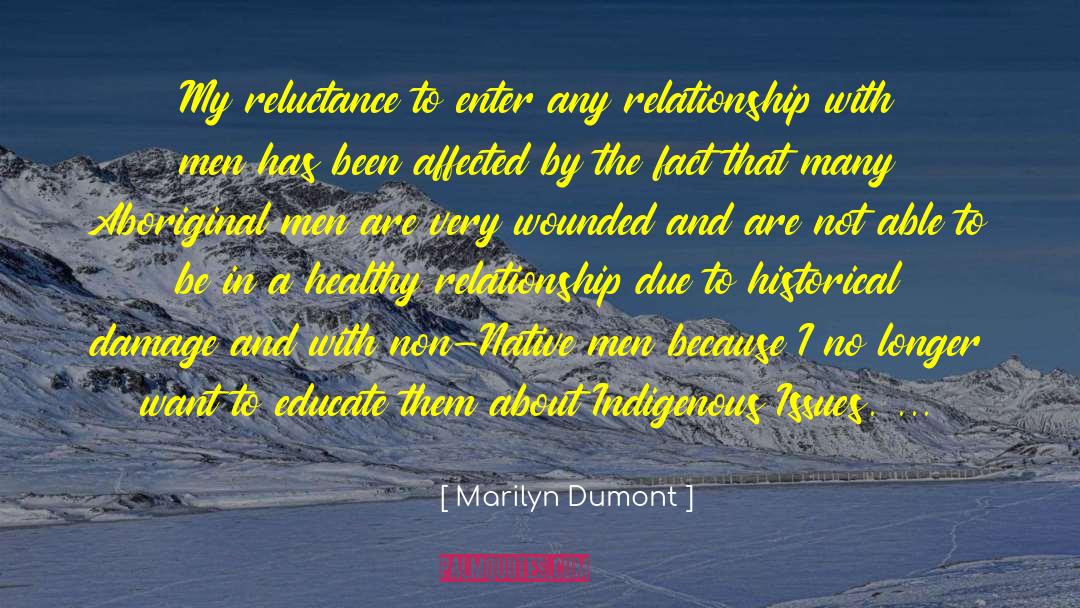 Healthy Relationship quotes by Marilyn Dumont