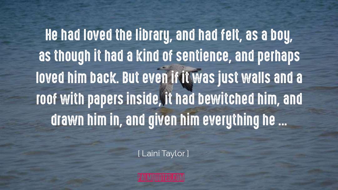Heap Of Papers quotes by Laini Taylor