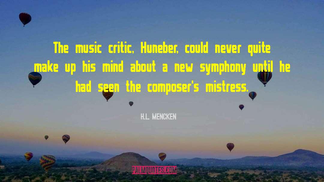 Hear Music quotes by H.L. Mencken