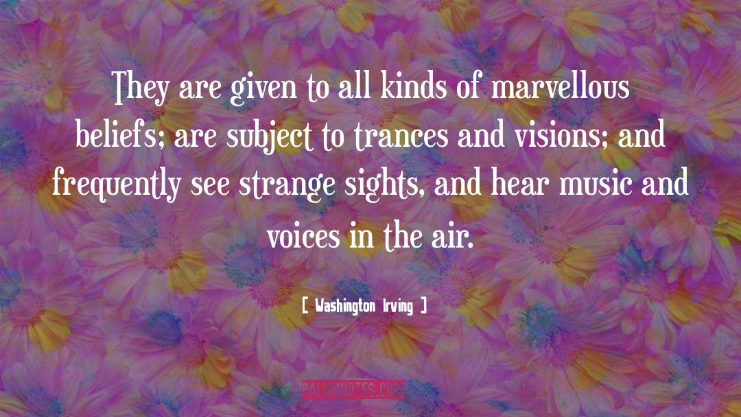 Hear Music quotes by Washington Irving
