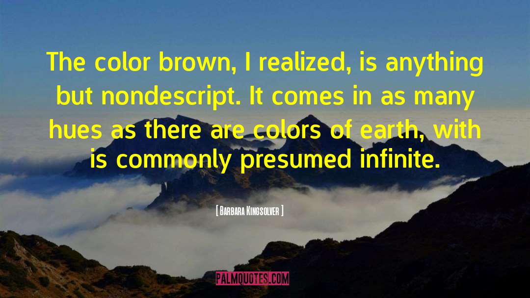 Hearing Colors quotes by Barbara Kingsolver