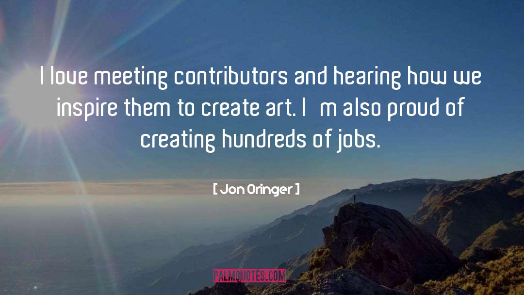 Hearing quotes by Jon Oringer