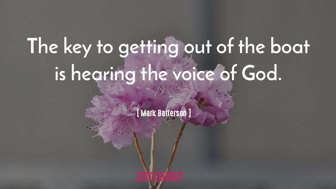 Hearing The Voice Of God quotes by Mark Batterson