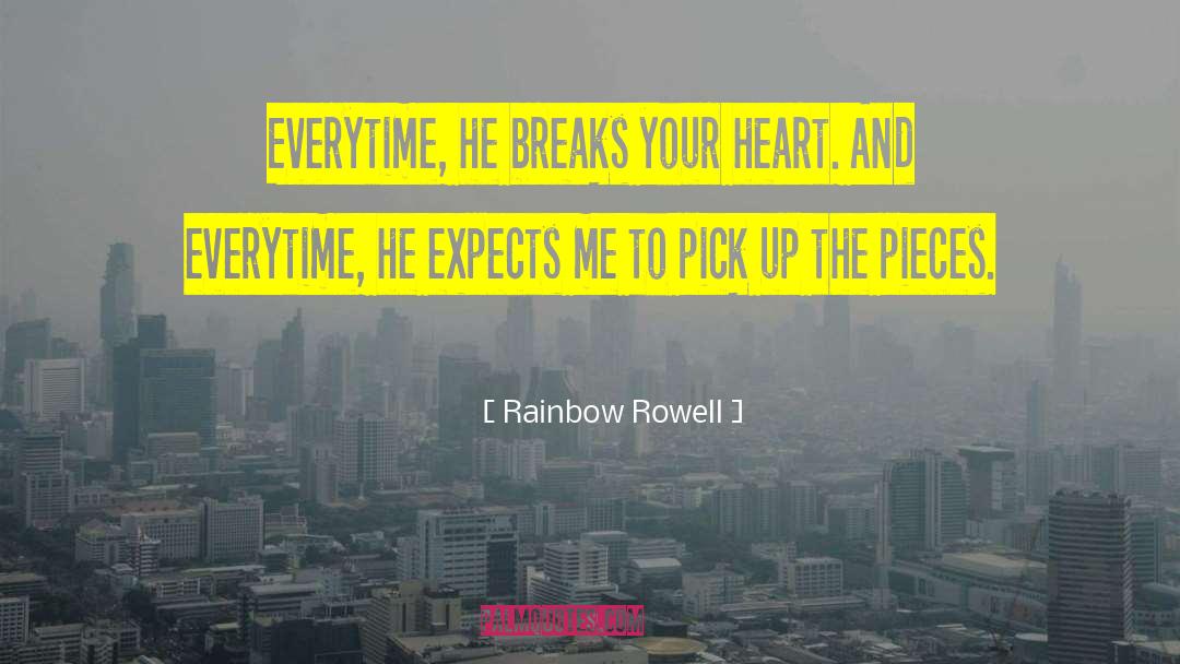 Hearkbreat quotes by Rainbow Rowell
