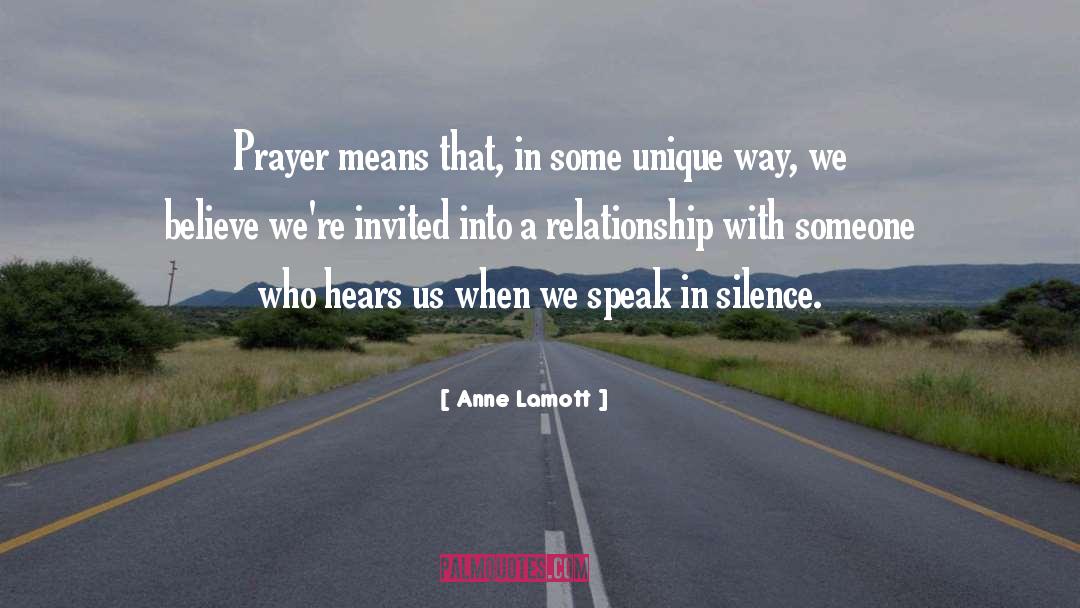 Hears quotes by Anne Lamott