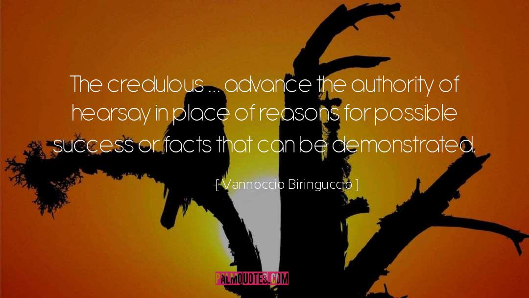 Hearsay quotes by Vannoccio Biringuccio