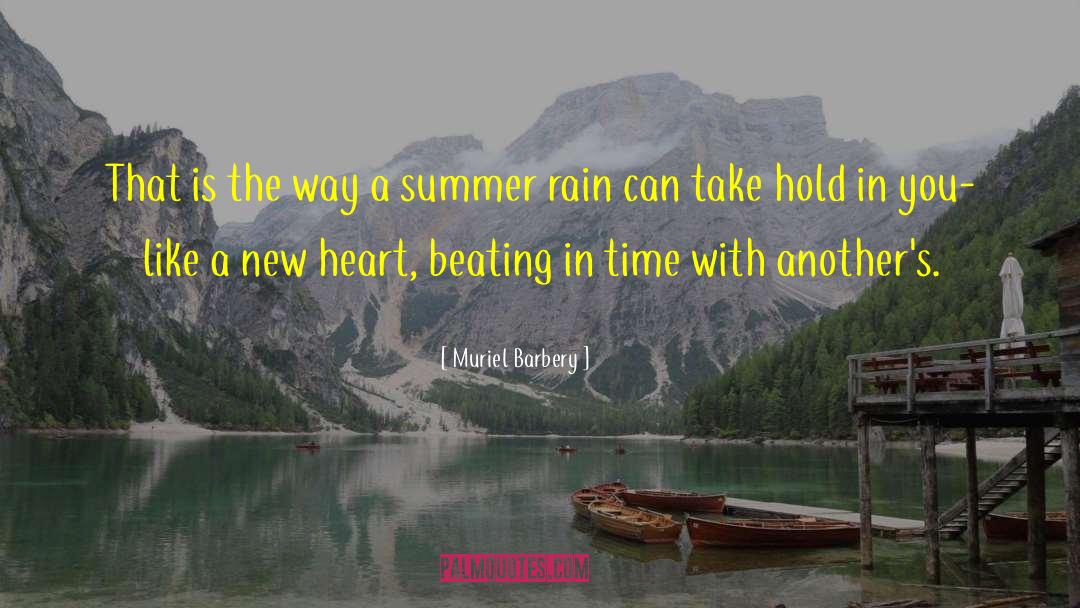 Heart Beating quotes by Muriel Barbery