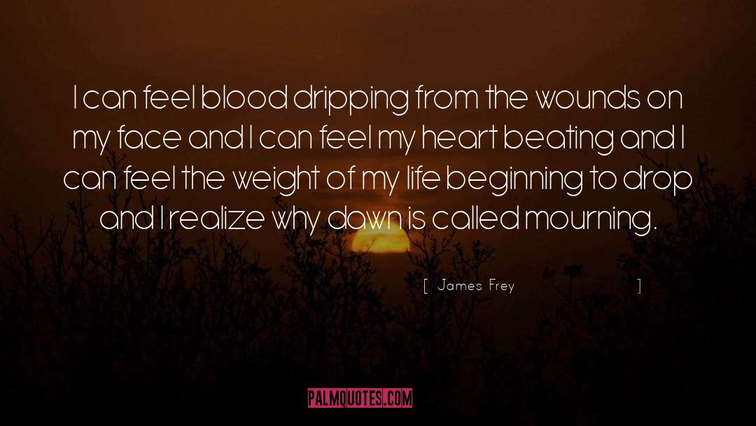 Heart Beating quotes by James Frey
