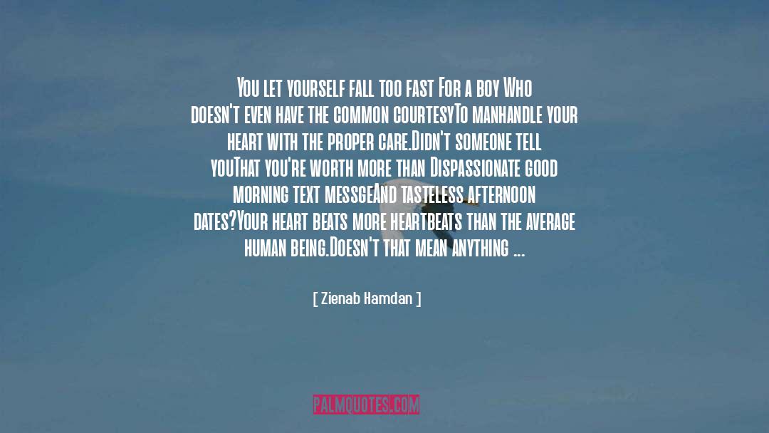 Heart Beats quotes by Zienab Hamdan