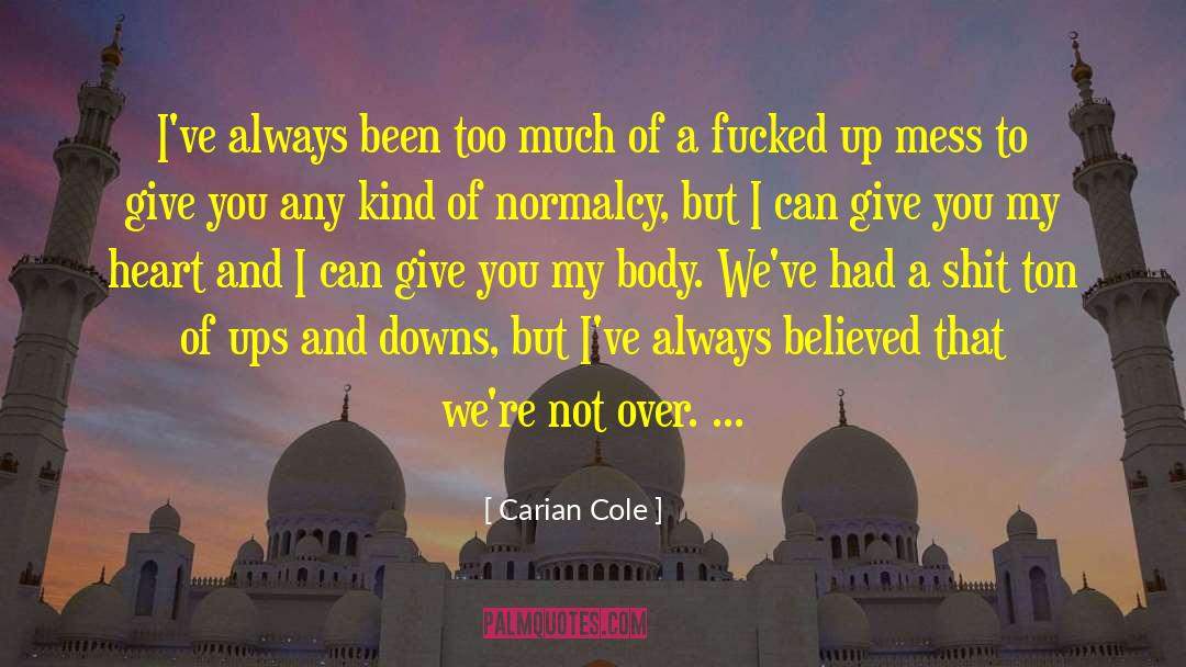 Heart Blood quotes by Carian Cole