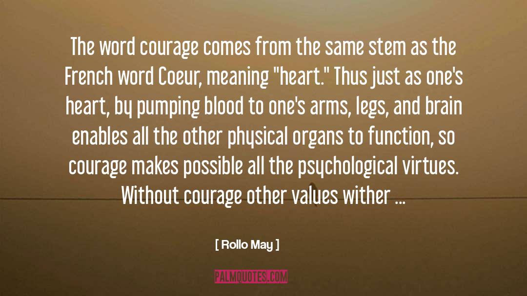 Heart Blood quotes by Rollo May