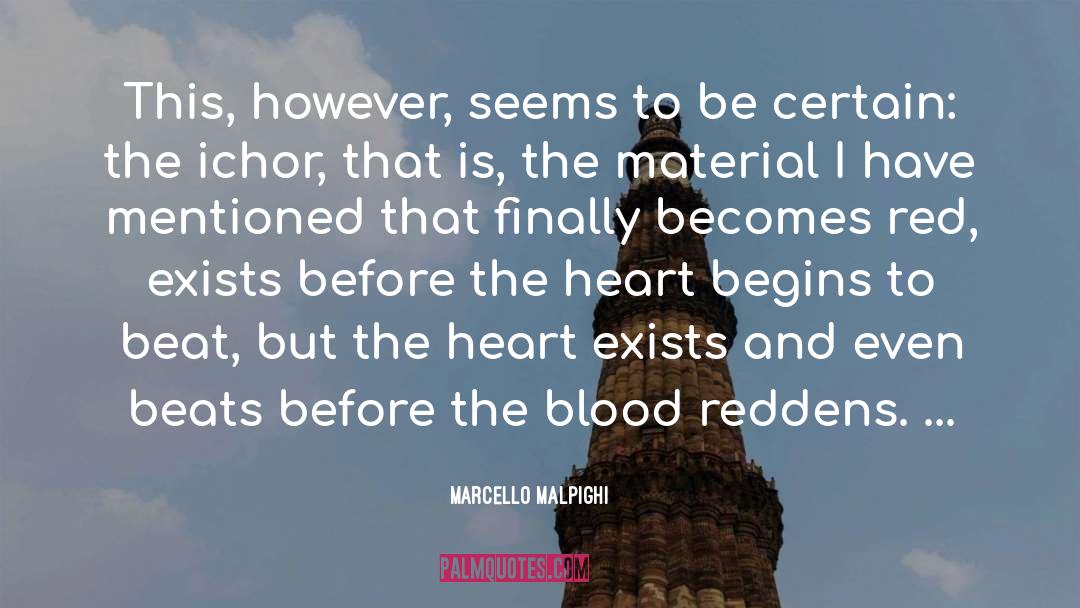 Heart Blood quotes by Marcello Malpighi